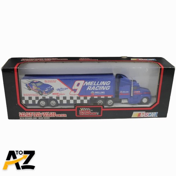 Racing Champions Bill Elliot #9 Melling Racing NASCAR 1:64 Team Transporter 1991 - Picture 1 of 11